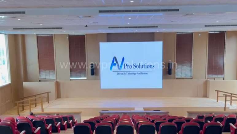 Auditorium audiovisual system