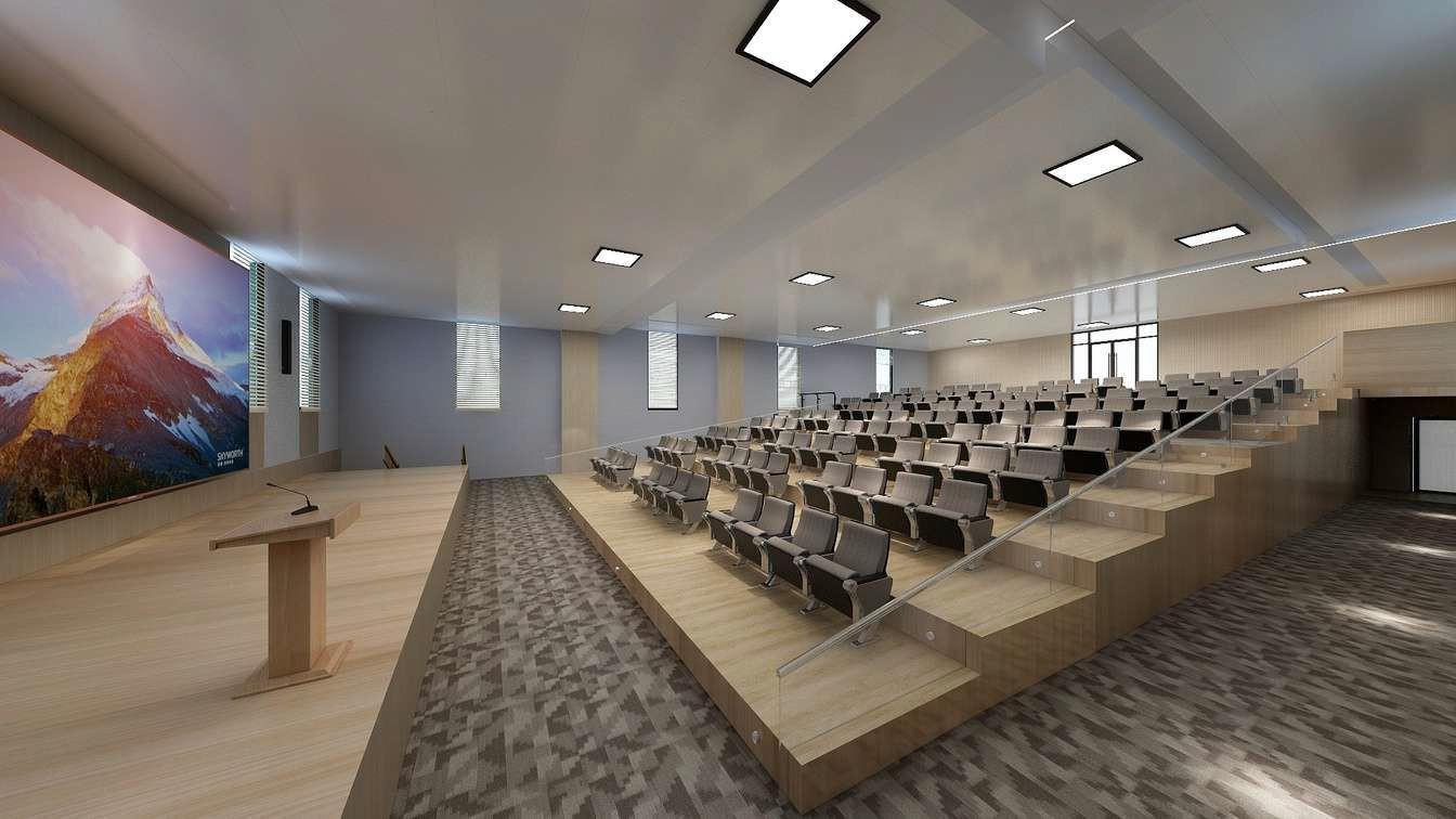 Corporate boardroom installation
