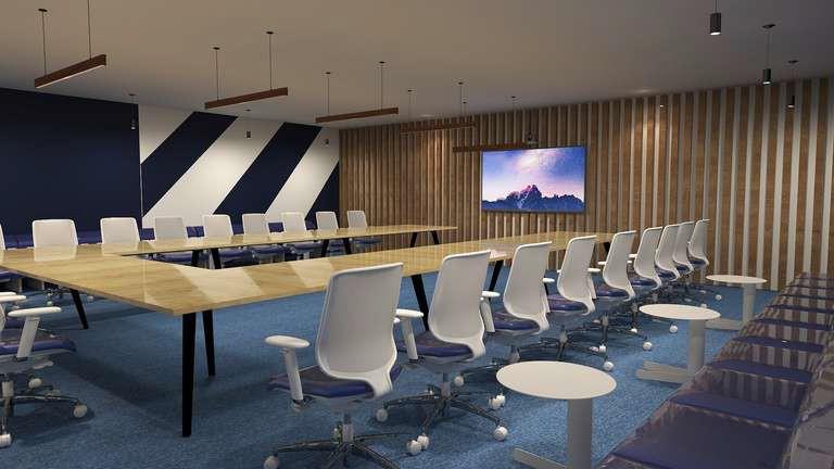 Integrated meeting room technology